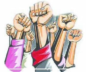 BJP portest againt jnu anti national activity.
