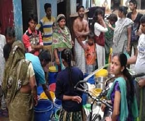 Drinking water scarcity at Sarahakar