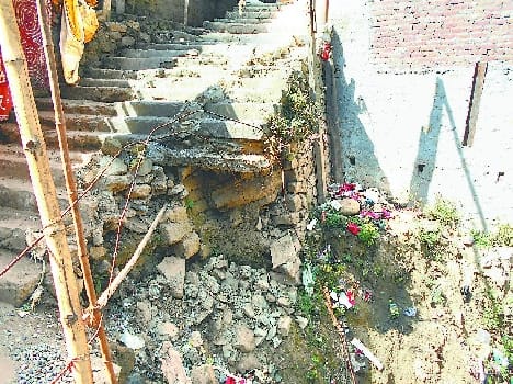 Purnagiri mother desecrated shrine route
