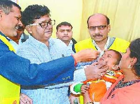 Three lakh children took polio drop