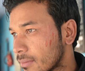 student beaten in JNU Anti National Activities matter.