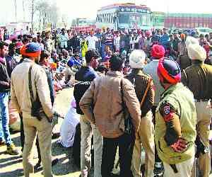 man crushed by akali leader bus, death