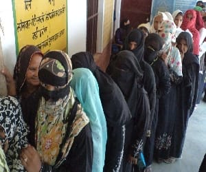 Simbhaoli block 70 percent voting. 
