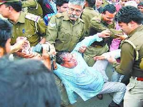 The journalist's attempted self-immolation