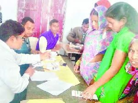 64.88 per cent voting for the Gram Panchayat member positions vacant