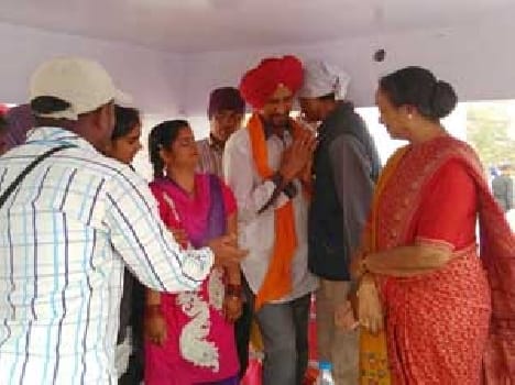 Ex lok sabha speaker in seer ravidas mandir