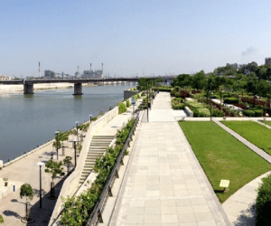Would like to Sabarmati river green corridor with outlet
