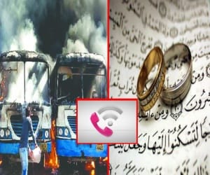 due to jat agitation, nikah rituals performed on telephone