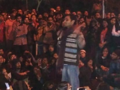 Khalid, interruptions in the program, called the external students.