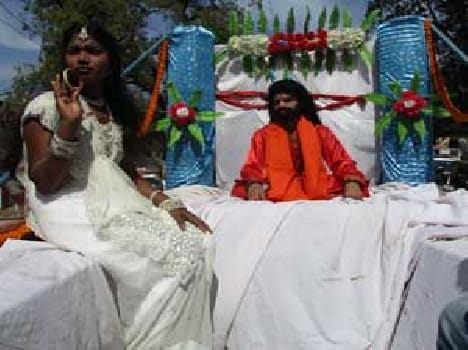 Apotheosis of folk saint Ravidas