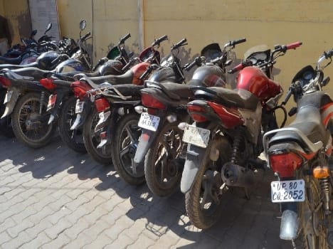 10 bikes stolen including three gangsters arrested