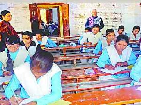 Holding six imitator in exam