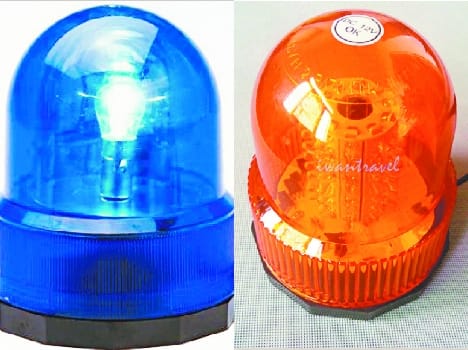 board and corporations chairman can use blue beacon on vehicles.