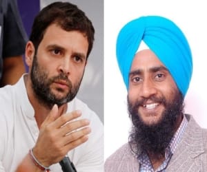 BJP leader made temple who cut rahul gandhi head.