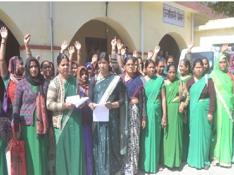 Anganwadi workers assigned to the DM memo
