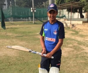 uttarakhand aryan selected in zonal cricket camp.