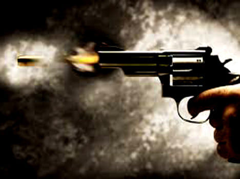 BDC Member shot by biker gang while reading newspaper