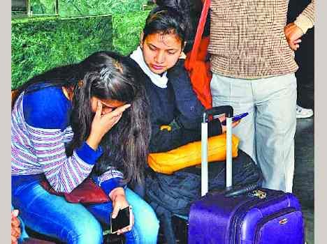 public face problems on bus stand due to haryana jat protest