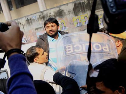 kanhaiya attack on pm modi after reaching JNU