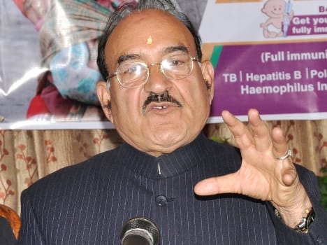 health minister kaul singh thakur press conference in shimla.