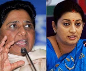 Mayawati targets Smriti irani on rohith vemula issue.