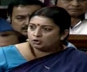 smiriti irani gave statement in loksabha on rohit vemula issue