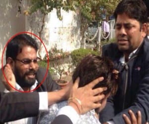 yashpal singh who allegedly beats jnu students and reporters is accused of cheating and fraud
