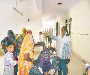 twelove direa patients admitted in hospital