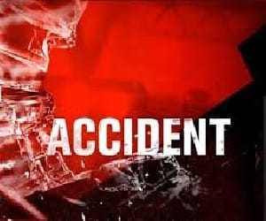one killed in the collision between car and bus 