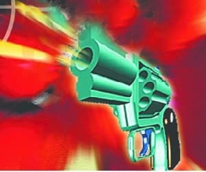 constable injured by gunfire. 