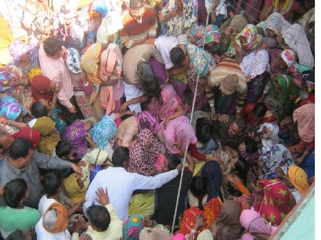 accident in tripple riding, two died
