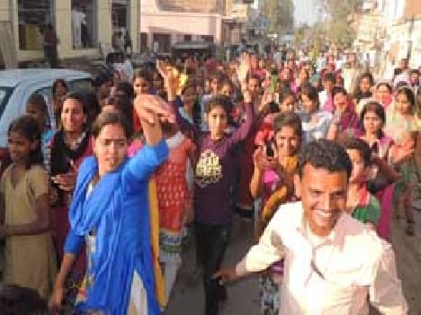 The procession with the Ram - Janaki honor life