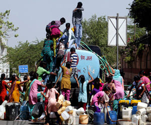 In Delhi the water crisis continue these areas