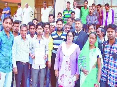  Submitted a memorandum to the district magistrate