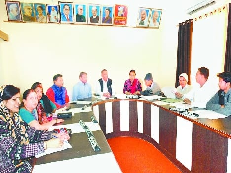 The meeting of the municipal Lalkuan