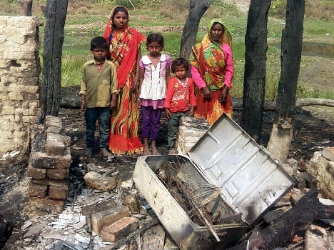 Seven home burned estimated loss of millions