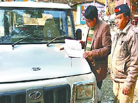 Seized two vehicles, a fine of five thousand charged