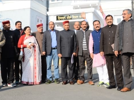 opposition walk out in himachal pradesh vidhan sabha budget session 