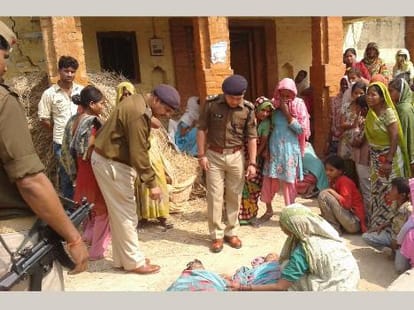 A man killed his children in shravasti.