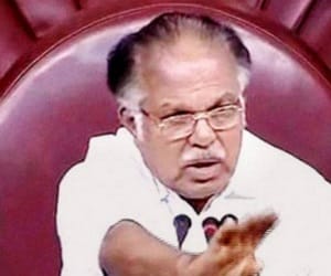 5 people shouting the voice of other MPs: pj kurien
