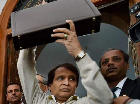 suresh prabhu presents Union rail budget 2016-17