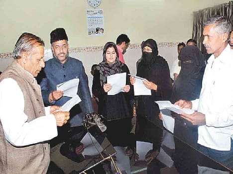 oath ceremoney in jila panchayat