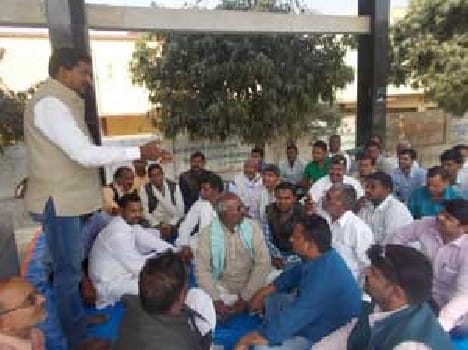 Angry village head on irregularities