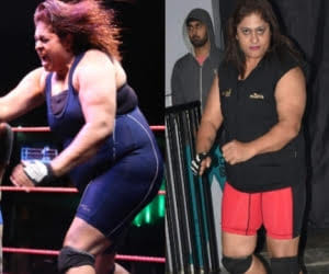 first indian woman wrestler bb bulbul challenge srk and salman.