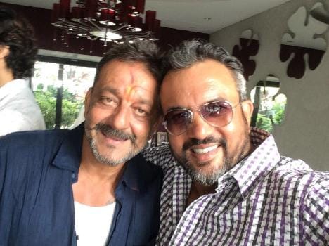 celebration in snawar school for sanjay dutt.
