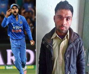 Virat Kohli Pakistani fan ggot bail