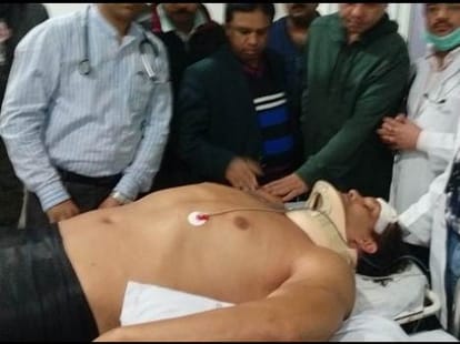 khali and brody steele fight in dehradun.