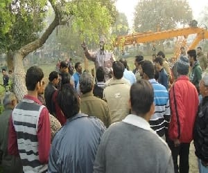 Changed after the statue of Baba Saheb uproar.