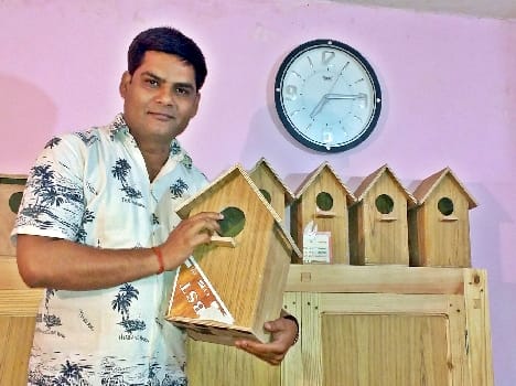Live a unique initiative launched Dudhwa sparrow conservation