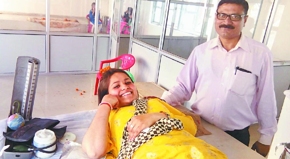 The heat also did not shake the confidence , the 82 youth blood donation